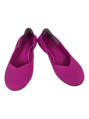Rothy's Sz 8 Round toe Flats Dragon Fruit Pink